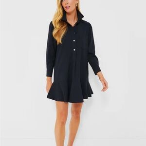 Tuckernuck Blue Long Sleeve Shirt Dress